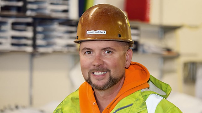 Portrait of Jason Hardebeck, Concrete Superintendent at The Conco Companies Kent, WA