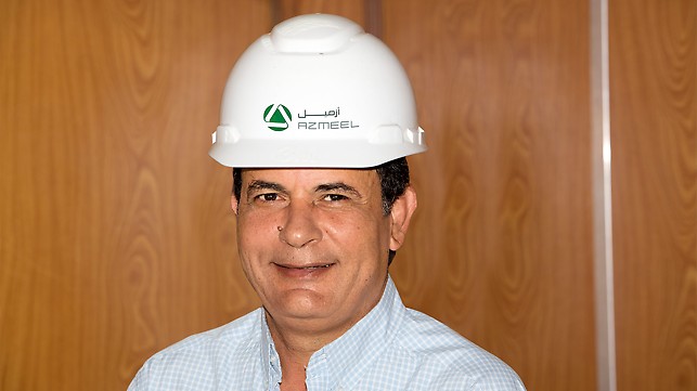 Porträt von Mohsen Ghoneim, Projektleiter, Azmeel Contracting & Construction Corporation