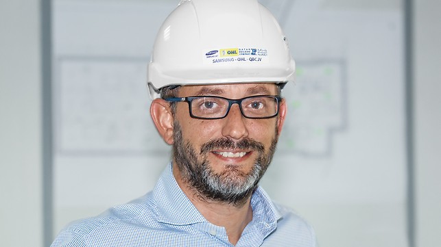 Portrait of Carlos Allepuz, Construction Manager, SOQ Joint Venture; Samsung C&T, OHL, QBC