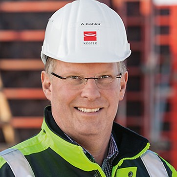 Porträt von Arwed Kähler, Projektleiter bei Köster GmbH, Osnabrück