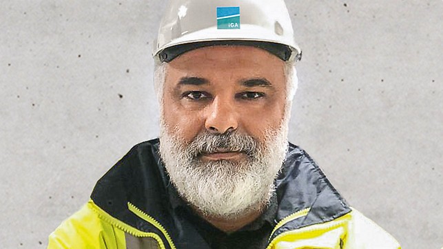 Porträt von Nahit Çetin, General Manager bei IGA Havalimanları İnşaatı Adi Ortaklığı Tic. İşletmesi, Istanbul, Türkei
