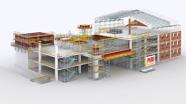 PERI UP steigersystemen voor bouwprojecten - De modulaire steiger voor veelzijdig gebruik op de bouwplaats