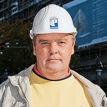 Porträt von Thomas Erkner, Bauleiter von Aug. Prien Bauunternehmung GmbH & Co. KG, Hamburg