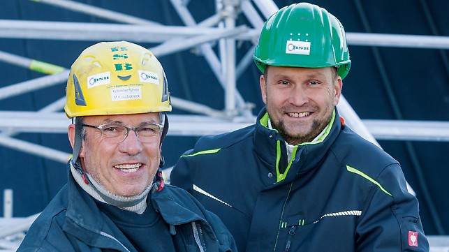 Michael Koschorreck a Andreas Dölz, stavbyvedoucí