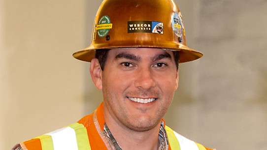 Portrait of Matthew Faith, Senior Project Manager at Webcor Concrete San Francisco, CA