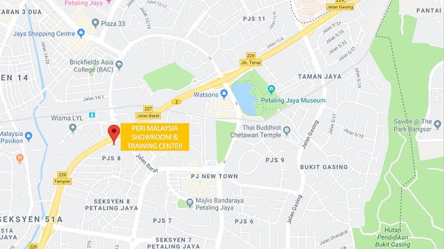 PERI Malaysia Showroom and Training Center Location map