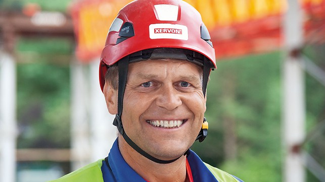 Heimo Egger, voditelj montaže na mostu preko Mure Frohnhausen, Austrija