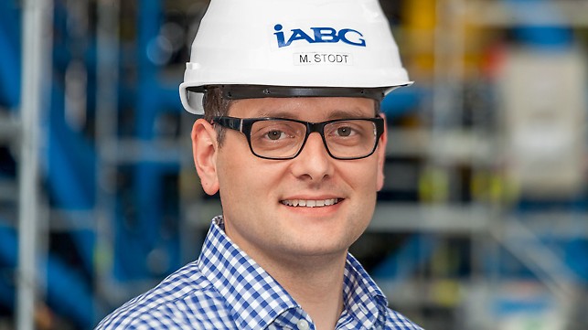Statement of Michael Stodt, Head of Aircraft Structural Testing at IBAG, about the scaffolding system PERIup from PERI.