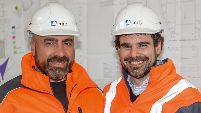 Portreti Alfio Musumeci, tehnički menadžer C.M.B. Carpi i Tommaso Salvo, šef gradilišta C.M.B. Carpi