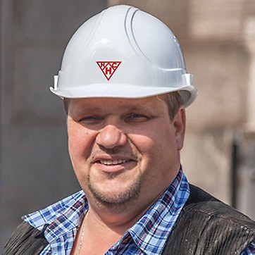 Porträt von Andreas Brey, Polier von HC Hagemann GmbH Co. KG, Hamburg