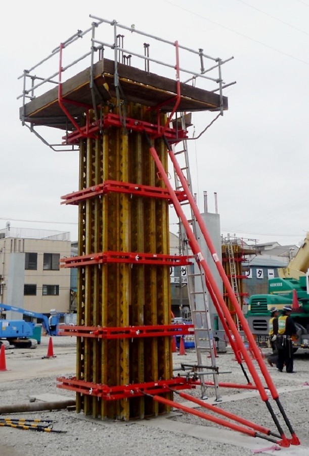 川崎チルド物流センター バリオ柱型枠システム