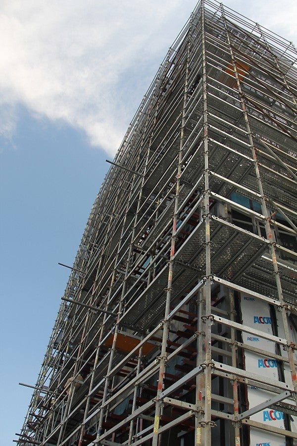 Модернизация фасадов здания инженерно-лабораторного корпуса ОАО &quot;Беларуськалий&quot;, г. Солигорск