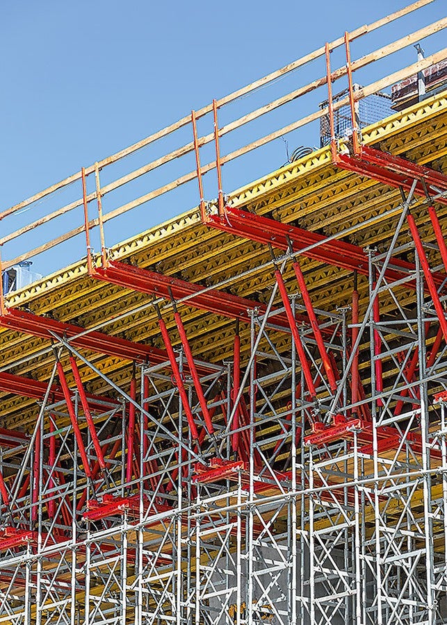 Deskowanie VARIO wspornika ustroju mostu.