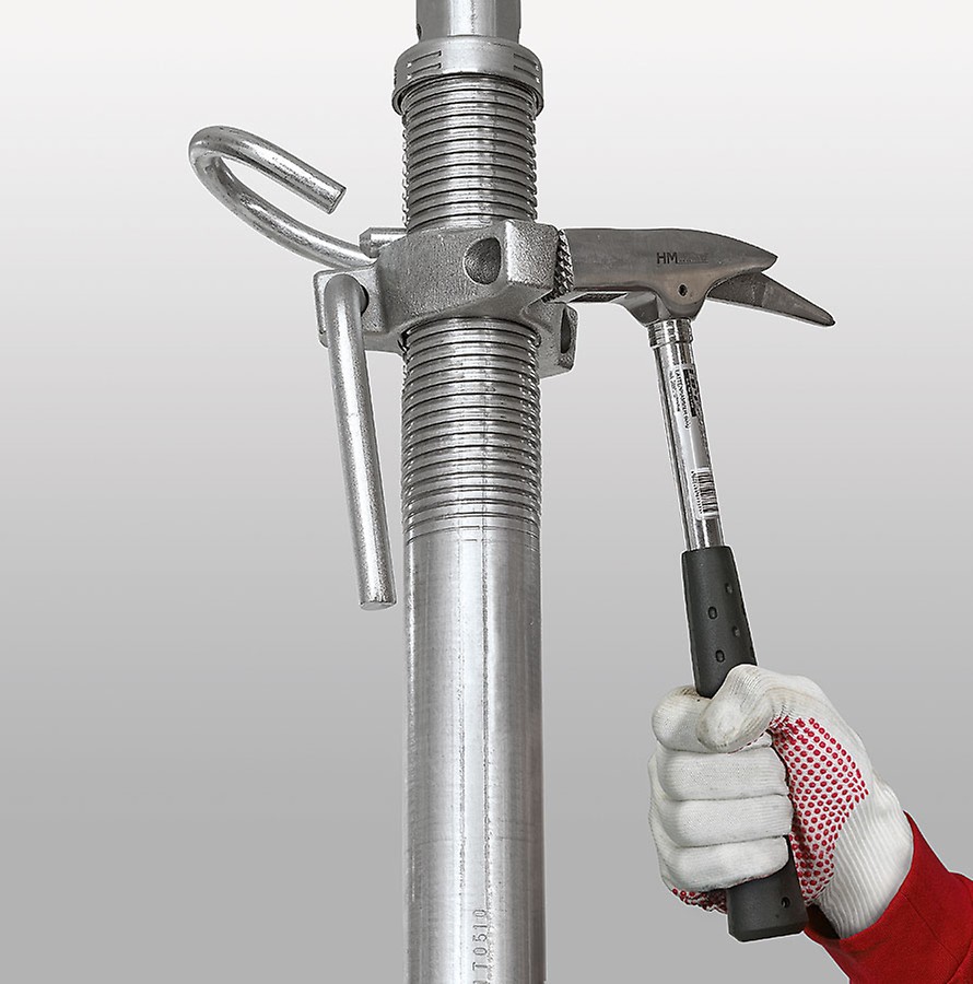 PEP Ergo Slab Props The shape of the lowering nut shows the direction for lowering when under load and allows damagefree and gentle lowering of materials.<br/>