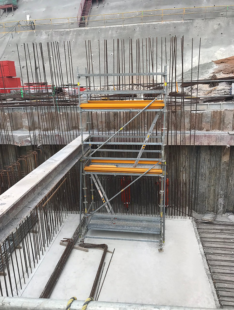 PERI UP scaffolding that provides efficient, cost-effective and safe assembly