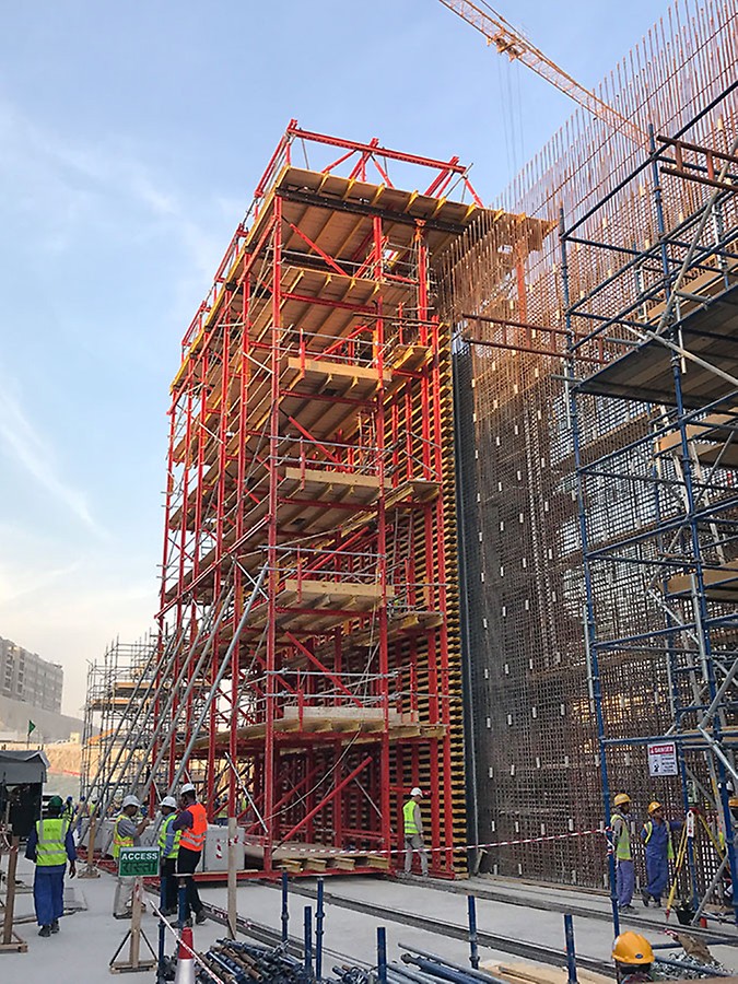 Construction of a multi-level tunnel using PERI&#039;s state of the art Tunnel Carriage System