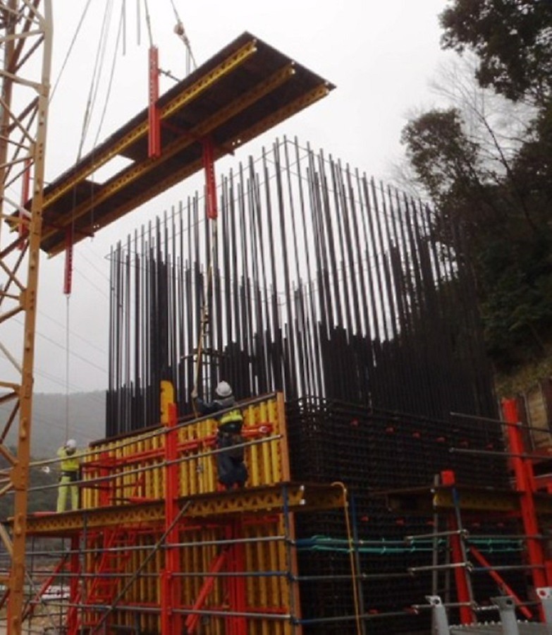 舞鶴若狭自動車道 笙の川橋工事 