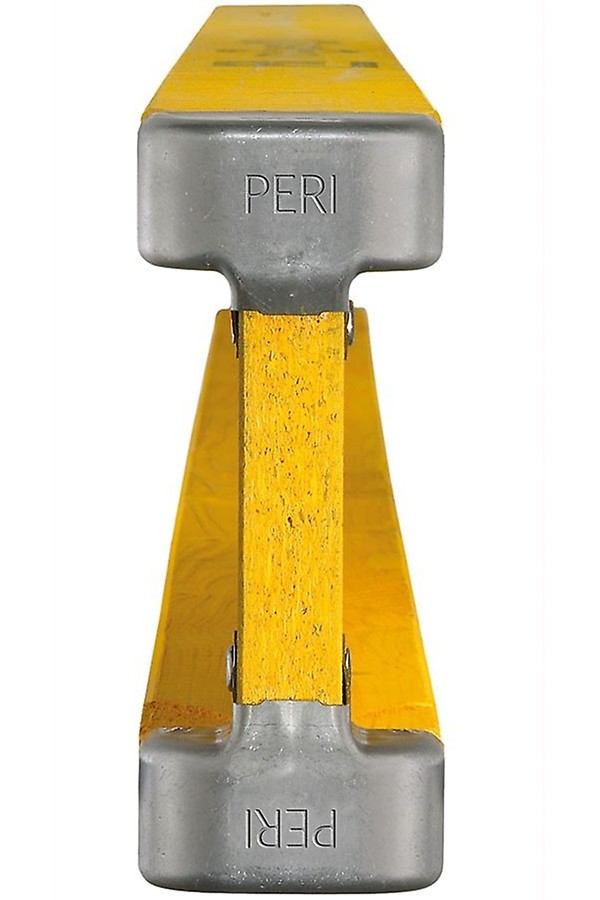 Steel caps on the ends of the chords provide reliable protection against damage. Securing of the steel cap has been intentionally done in the unstressed area of the web.