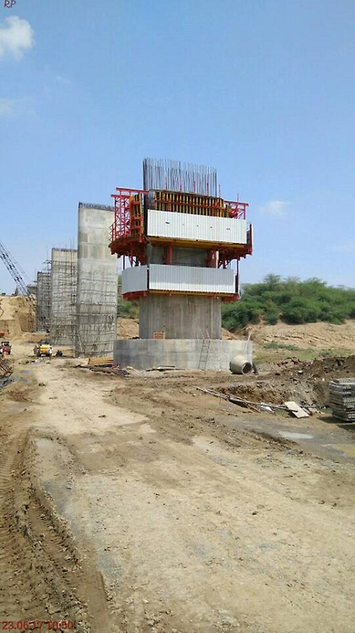 HFL Bridge Across River Chambal.