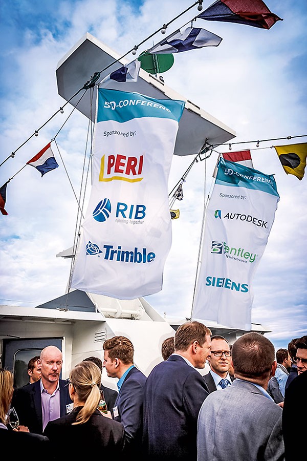 This year´s focus of the 5D conference was on the implementation by the various stakeholder groups. 400 representatives from international industry leaders exchanged information throughout the two days in 52 presentations and numerous workshops on the theme of &quot;From strategy to implementation – bringing 5D to the heart of construction&quot;. (Photo: RIB)
