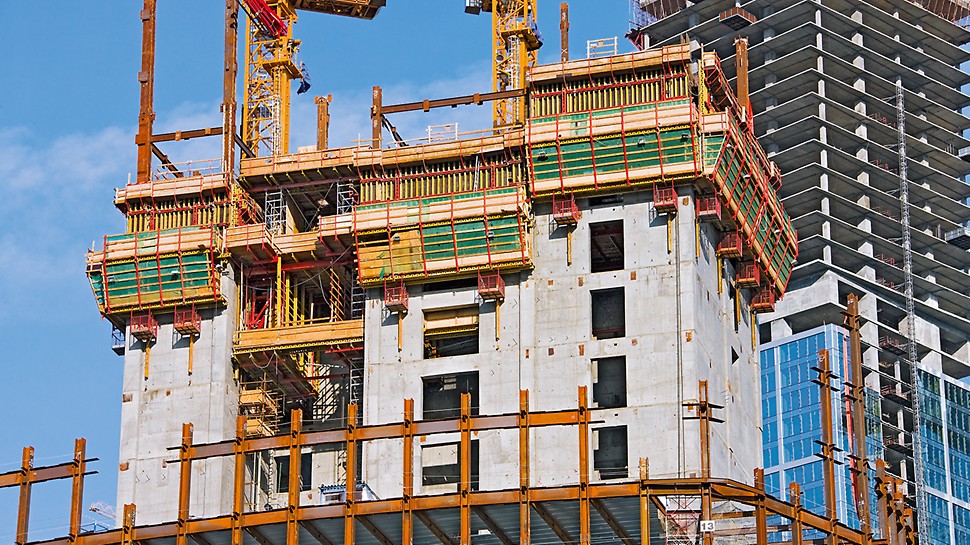 Система ACS в процессе перемещения на следующую захватку Система ACS в процессе перемещения на следующую захватку.