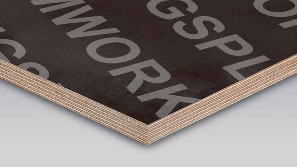 Verzugsarme Betonschalungsplatte