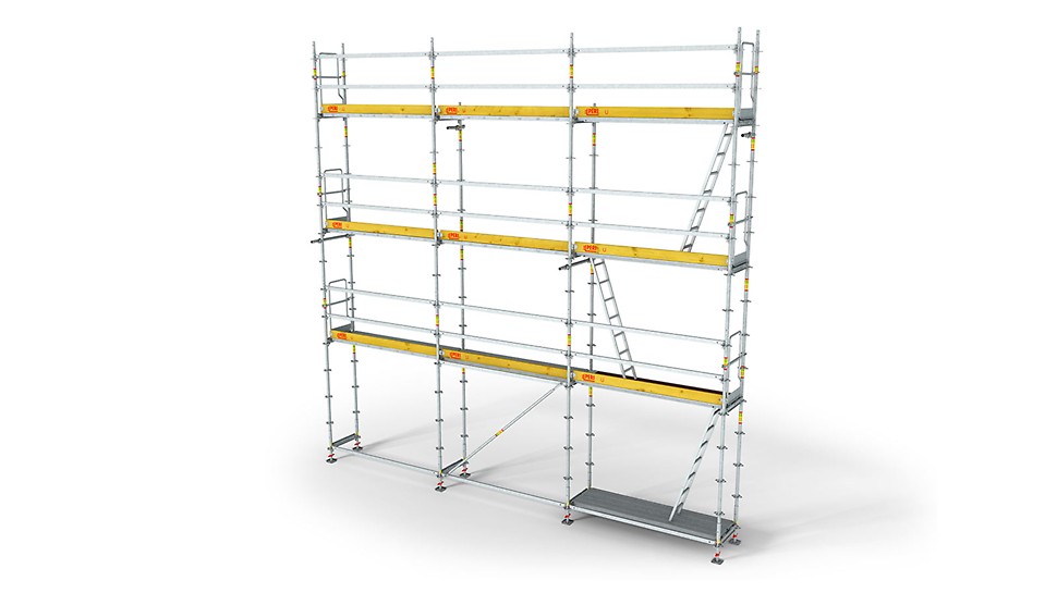 Montaje seguro y rápido gracias al larguero con Gravity Lock.<br/>