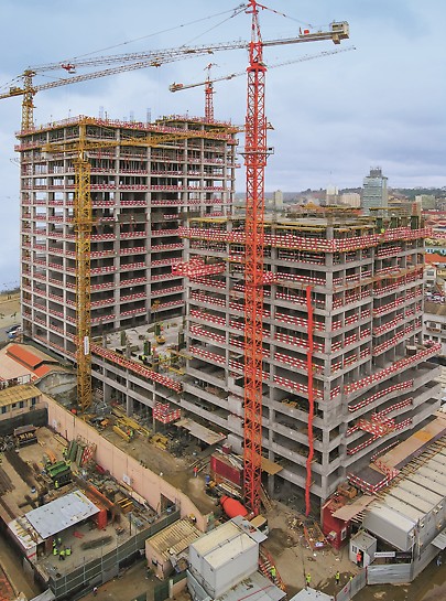 Vista geral do edifício.