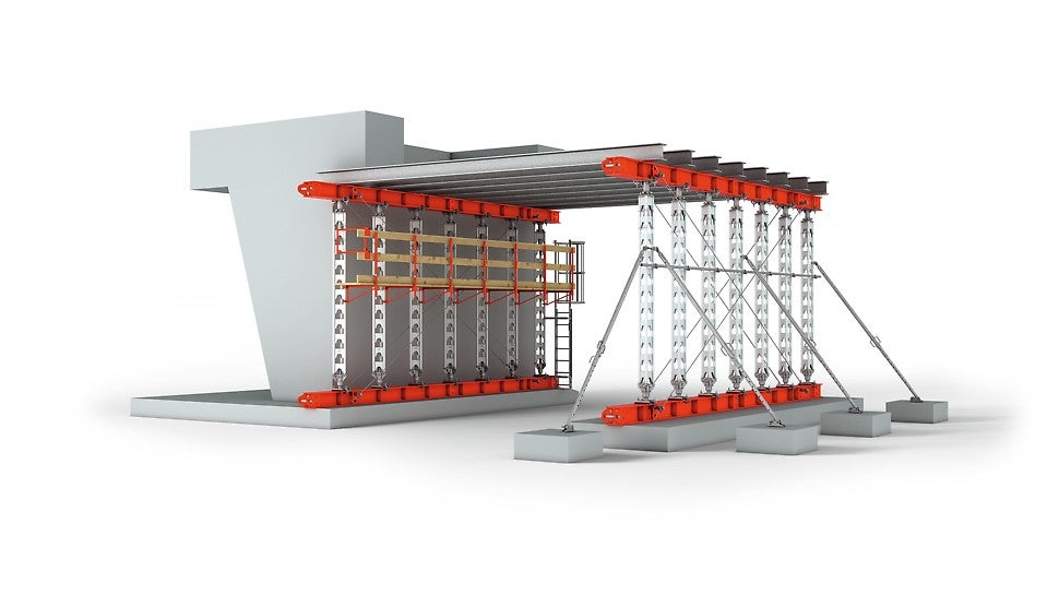 Traggerüste und Stützen