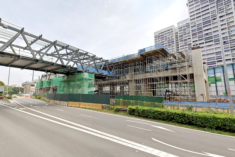 PERI UP MD (PS100) as shoring support Overview of J108 (JE03) project along Pan Island Expressway (March 2025)