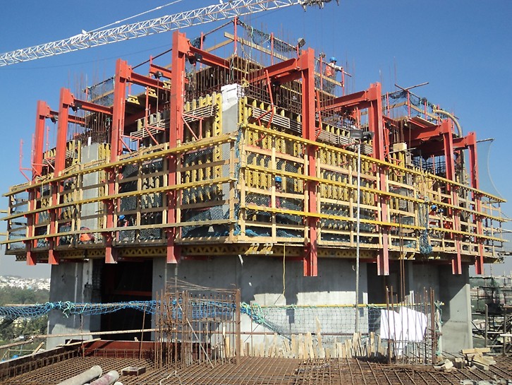 The ACS the Best climbing formwork serving a composite multipurpose design.
