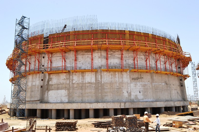 Cryogenic Ethylene Storage System tank the tank during it 4th cycle.