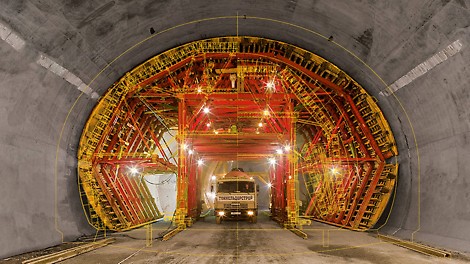 Per la costruzione di tunnel, ponti ed edifici multipiano, PERI sviluppa il sistema modulare VARIOKIT per opere infrastrutturali con componenti standard a noleggio