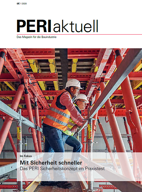 PERI aktuell Cover Bauindustrie Ausgabe 01/2020 PERI aktuell Cover Bauindustrie
Ausgabe 01/2020