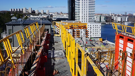 TRIO Housing används vid byggnation av Brohuset i Stockholm. 