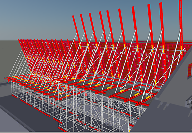 3D-modell av Kautokeino barne- og ungdomsskole
