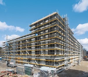 Der Easy Stiel im Einsatz beim Prinz Eugen Karree 