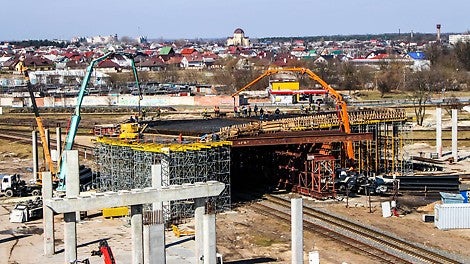 Ведение строительства без остановки движения по железно-дорожным путям