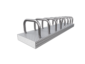 The simplest way to achieve continuity of reinforcement between pours.