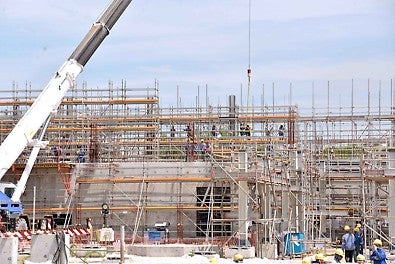 240m2 of working platform supplied for Project Spring