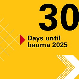 30 Tage bis zur bauma