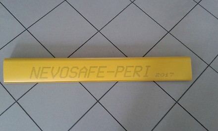 A highly visible and robust safety feature for reinforcement bars.