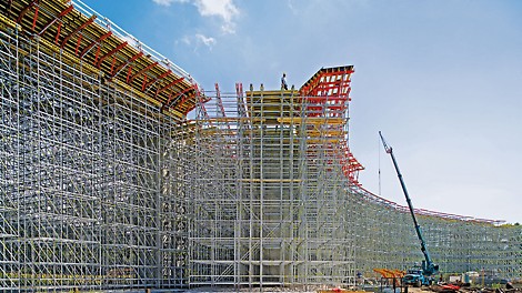 PERI UP Flex Shoring PERI UP Flex Shoring: Each standard is positioned in the system to suit both the geometry and the load to be carried.