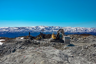 Hangursbanen Voss - PERI UP stillas Multiflex Multiprop Maximo VARIO infrastruktur gondol