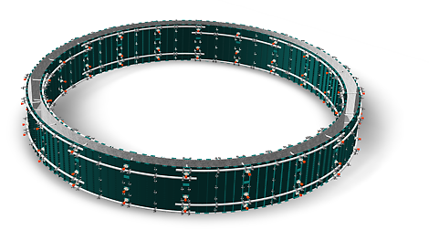 Simple and affordable solution to circular and curved formwork, light enough for man handling whilst durable, due to steel construction.