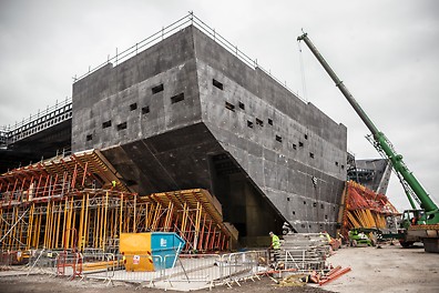 PERI supported the construction of V&A Dundee.