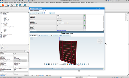 The intelligent plugin for formwork planning enables the integration of a large number of PERI system parts in various CAD programs.