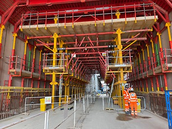 HS2, Copthall Tunnel The project is being delivered by Skanska Costain STRABAG Joint Venture, with Kilnbridge appointed to complete the reinforced concrete works.