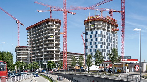Bavaria Towers, München - Wand-, Stützen- und Deckenschalung aus einer Hand