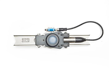Formwork Pressure Sensor Image of a formwork pressure sensor with PERI logo